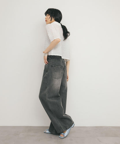 爆米花短款襯衫