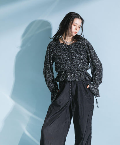 花卉印花吊帶背心上衣