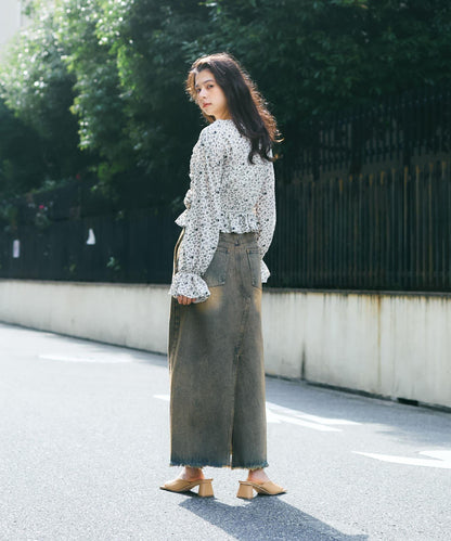 花卉印花吊帶背心上衣