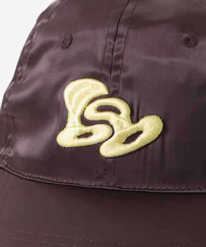 立體刺繡緞面棒球帽