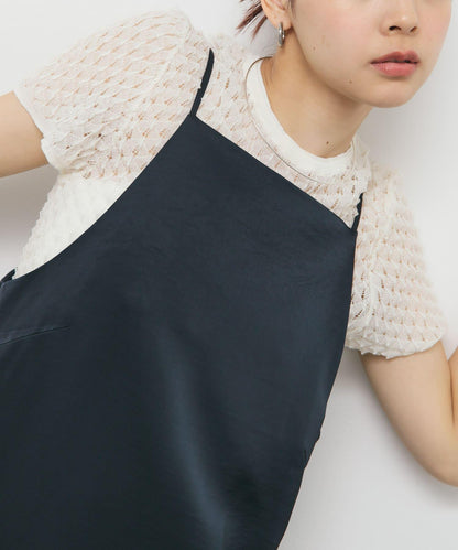透視短款針織衫