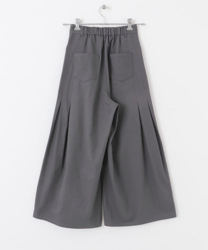 2尺碼可選側褶寬鬆長褲