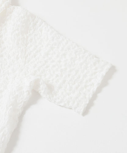 爆米花短款襯衫