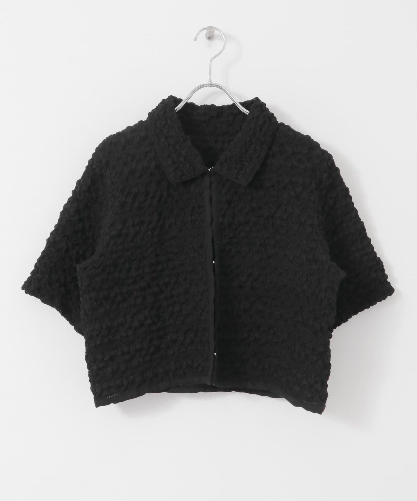 爆米花短款襯衫