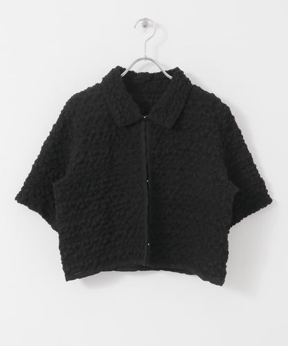 爆米花短款襯衫