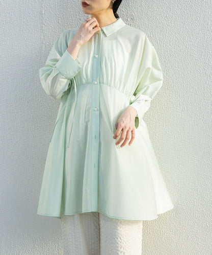 曲線褶皺迷你連衣裙