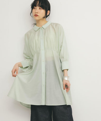 曲線褶皺迷你連衣裙