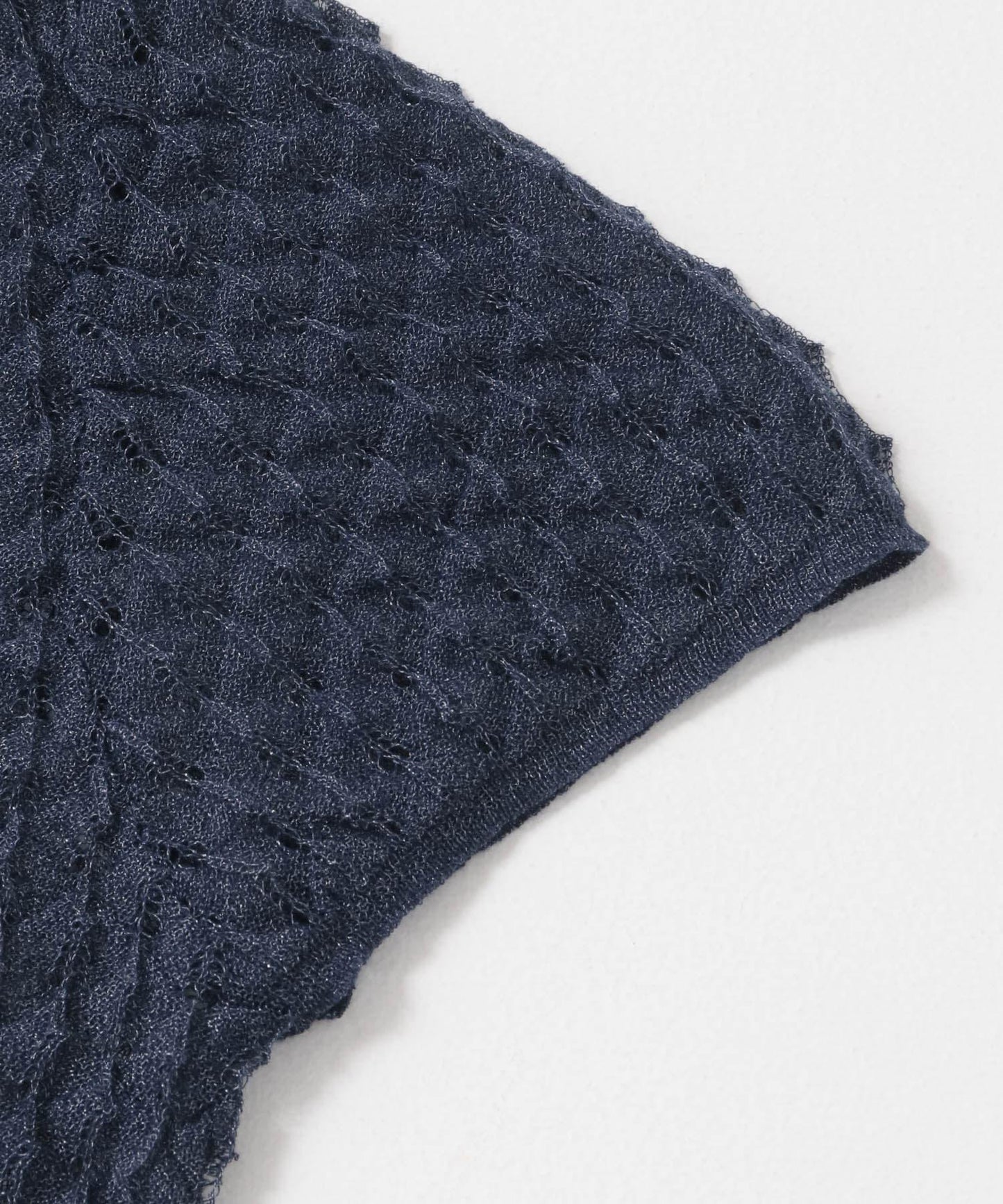 透視短款針織衫