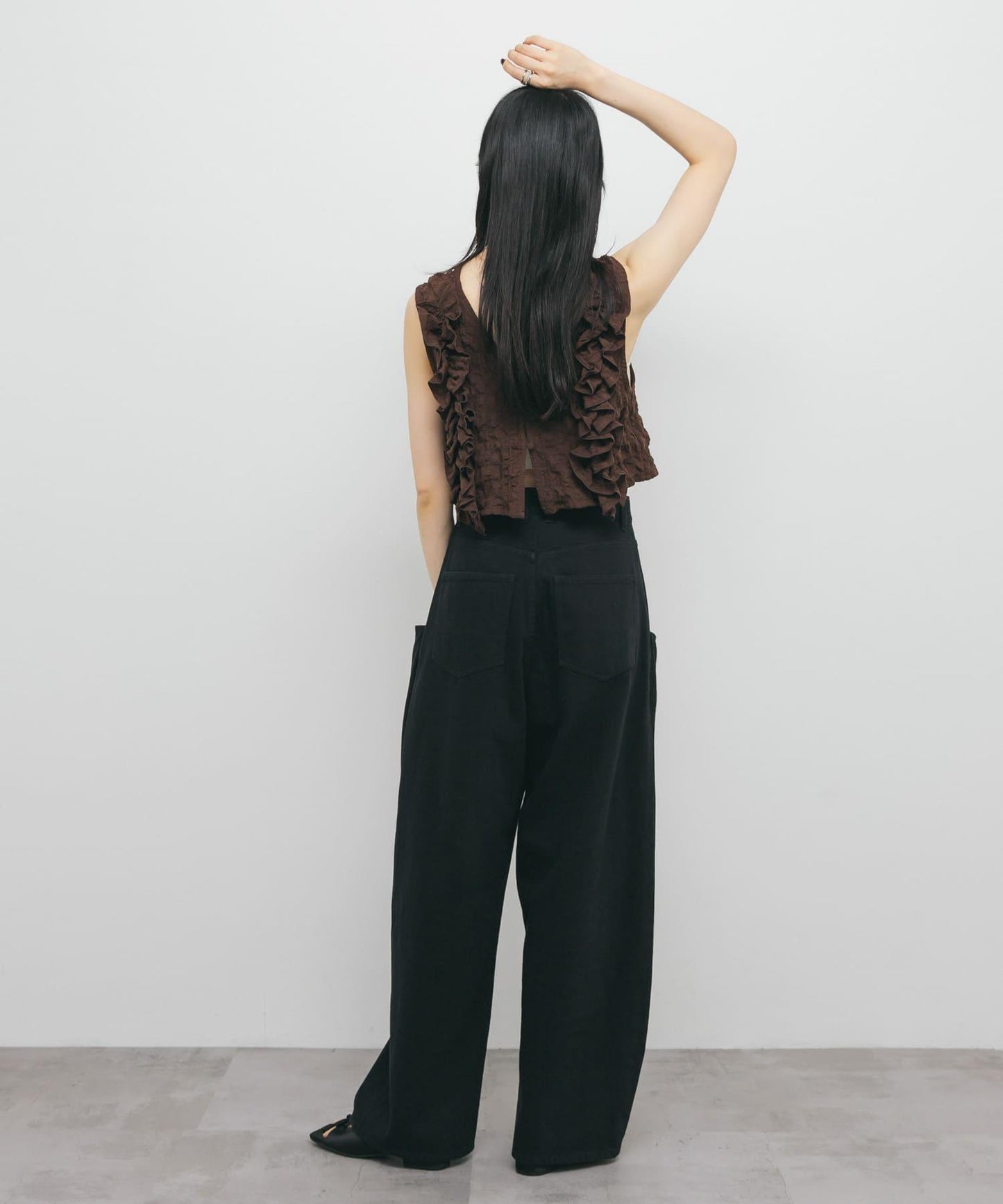 3尺碼可選大口袋設計斜紋長褲