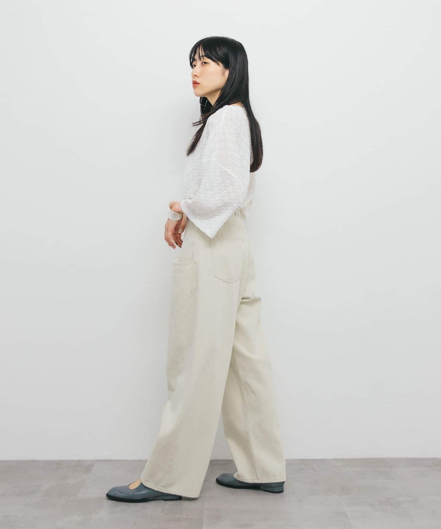 3尺碼可選大口袋設計斜紋長褲