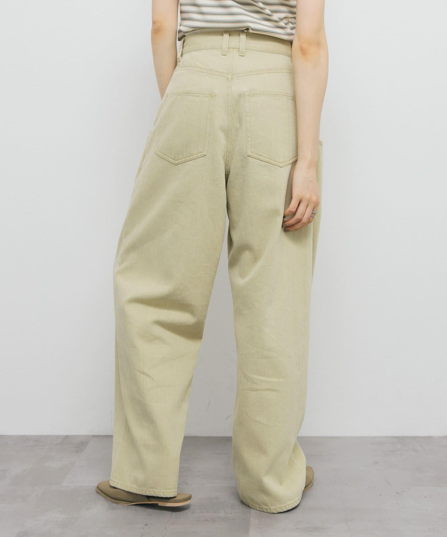 3尺碼可選大口袋設計斜紋長褲