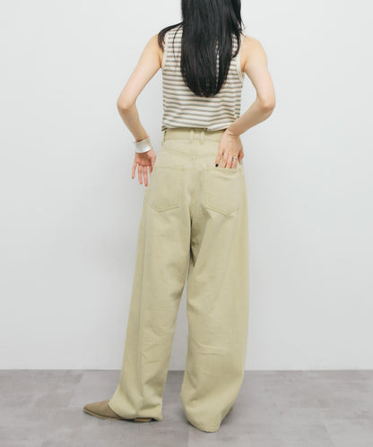 3尺碼可選大口袋設計斜紋長褲