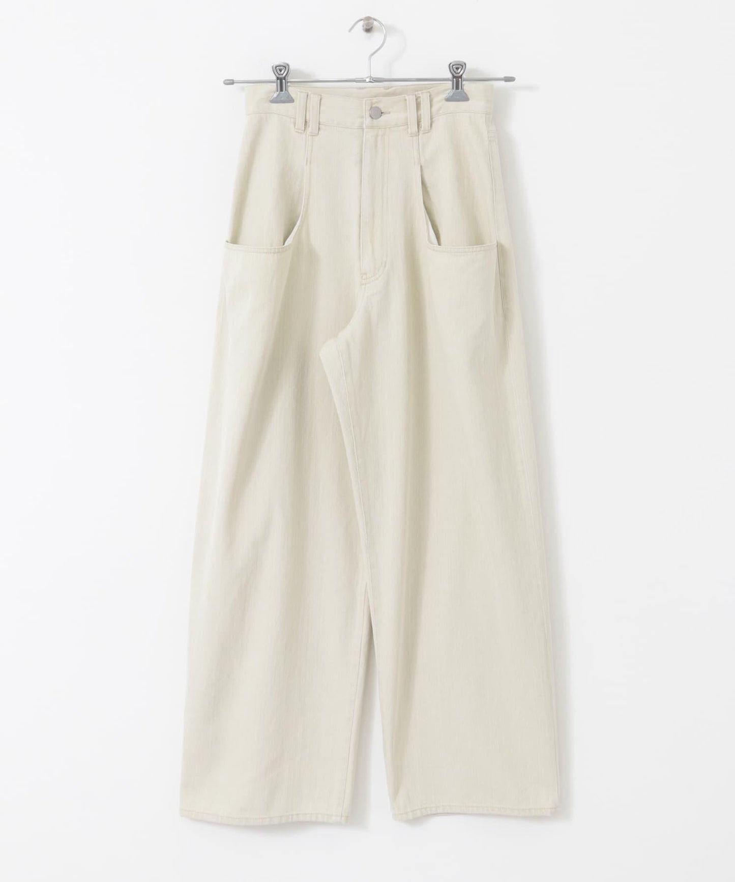 3尺碼可選大口袋設計斜紋長褲