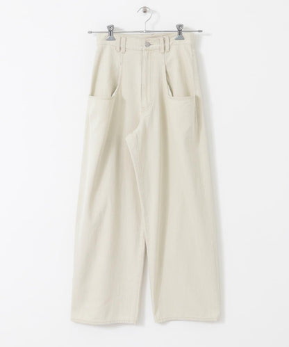 3尺碼可選大口袋設計斜紋長褲