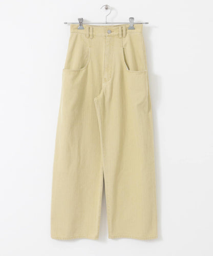 3尺碼可選大口袋設計斜紋長褲