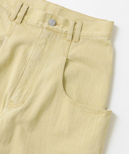 3尺碼可選大口袋設計斜紋長褲