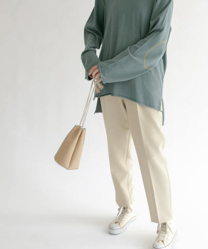 illi 單褶修身錐形褲