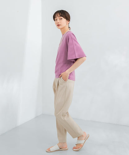 illi 單褶修身錐形褲