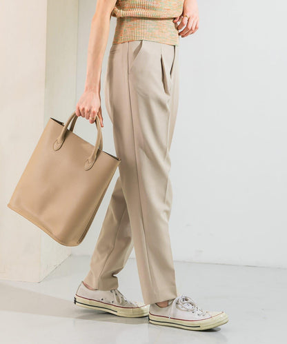 illi 單褶修身錐形褲