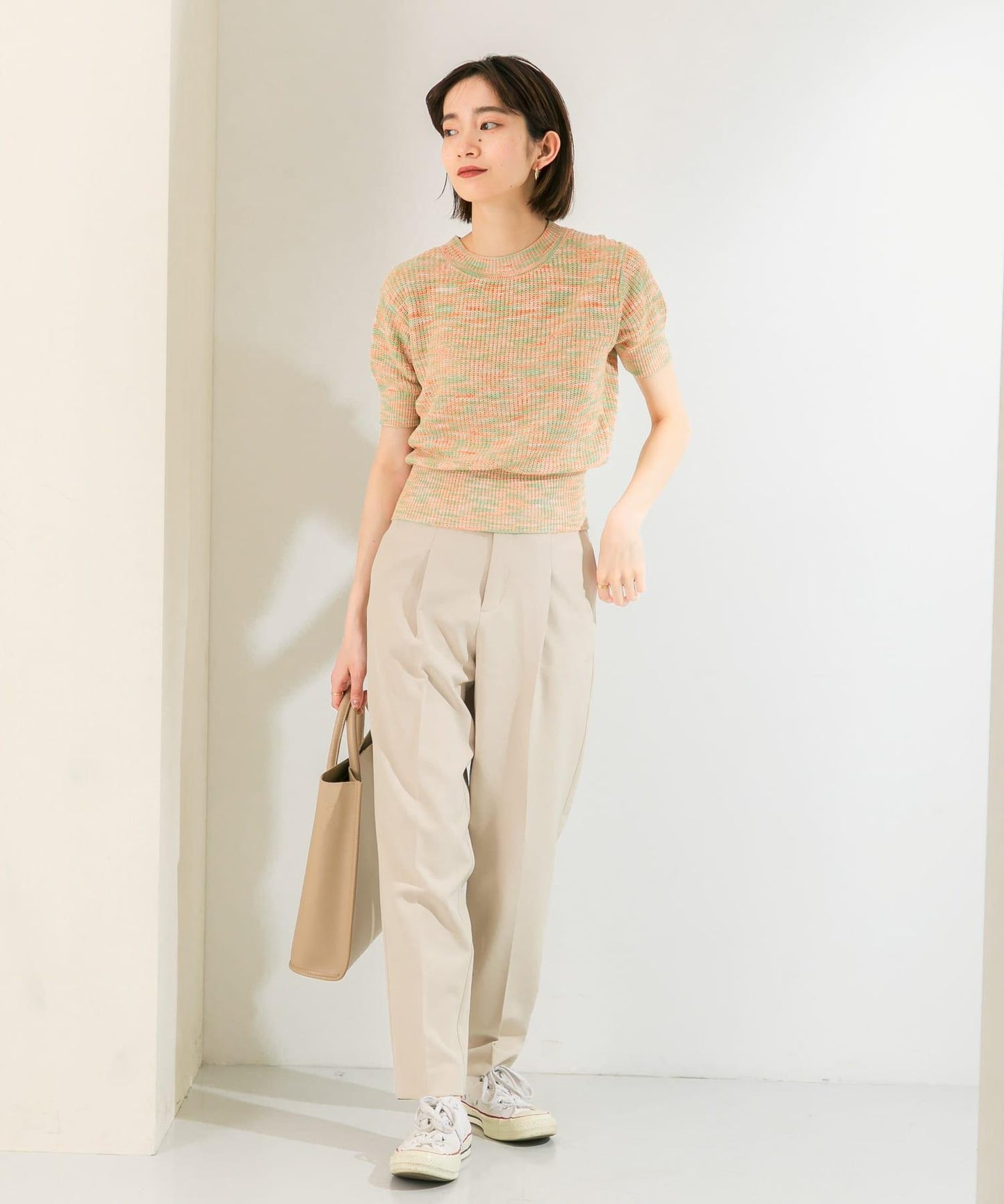 illi 單褶修身錐形褲