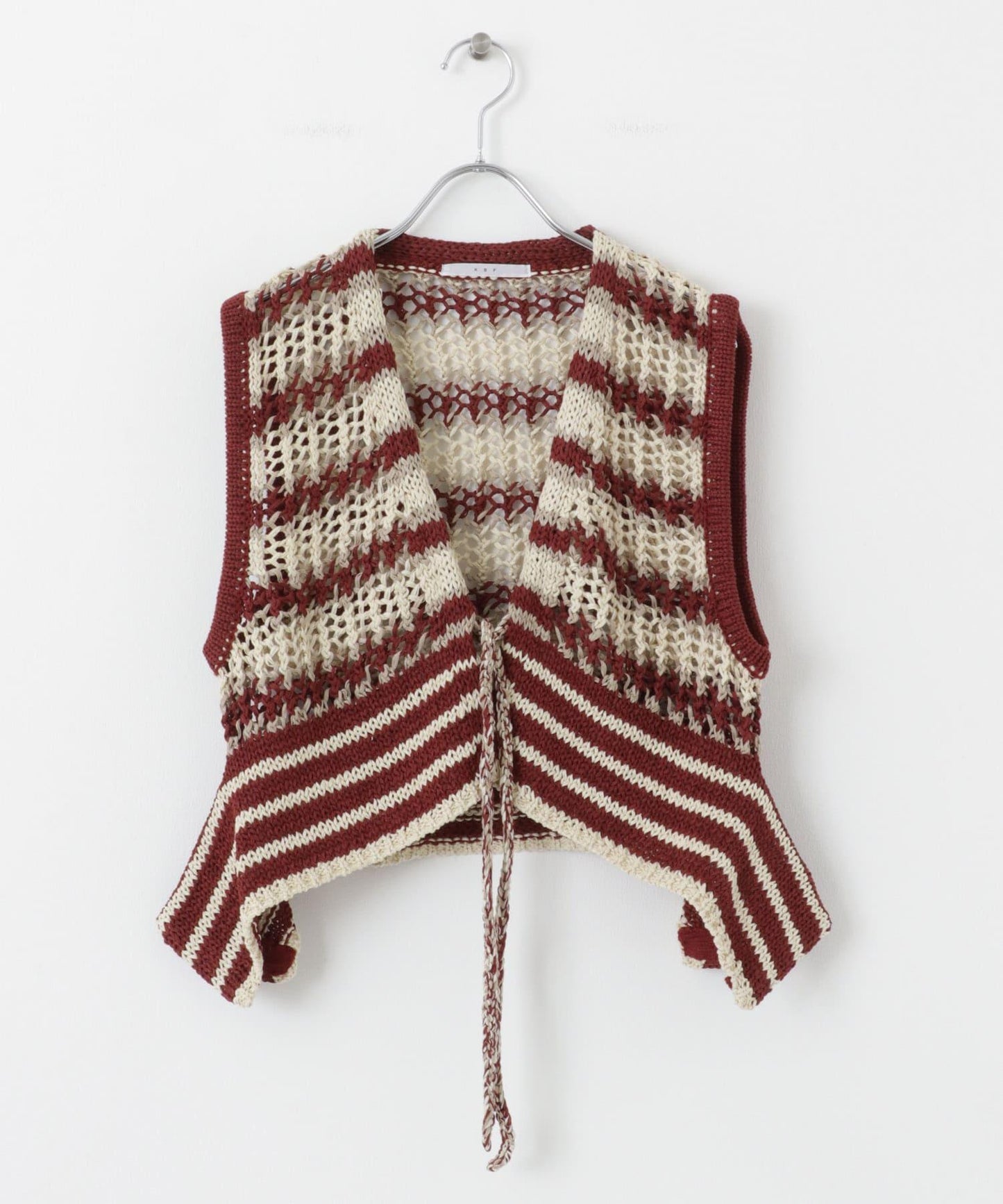 2WAY條紋針織背心