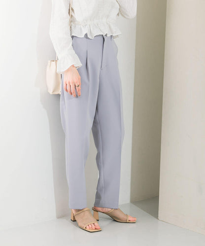 illi 單褶修身錐形褲