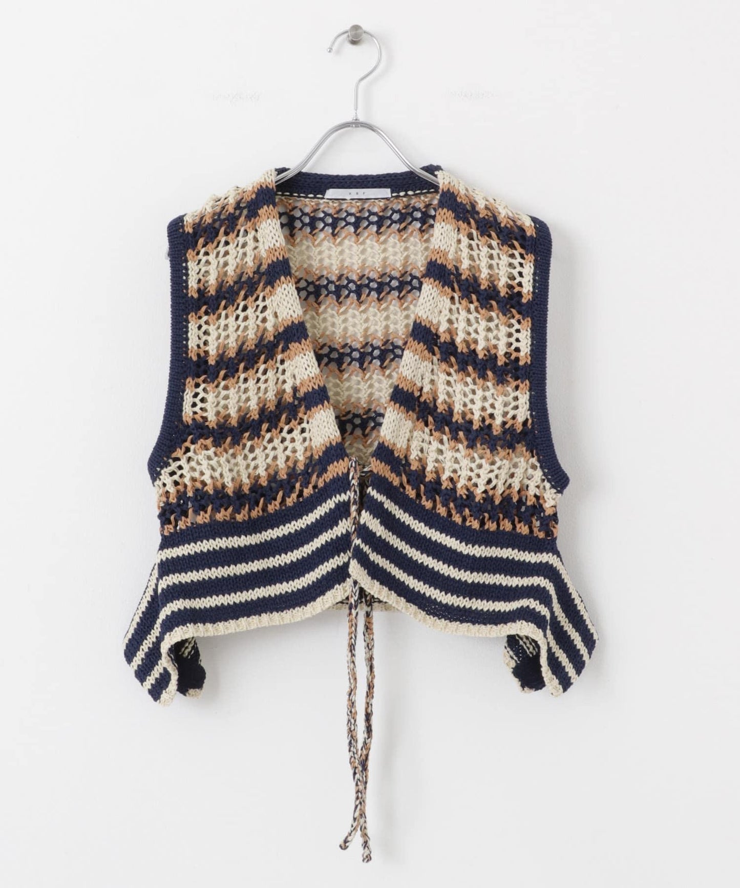 2WAY條紋針織背心