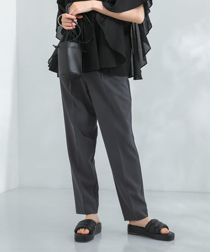 illi 單褶修身錐形褲