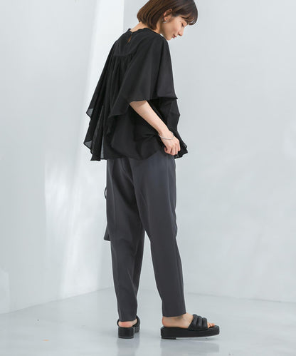 illi 單褶修身錐形褲