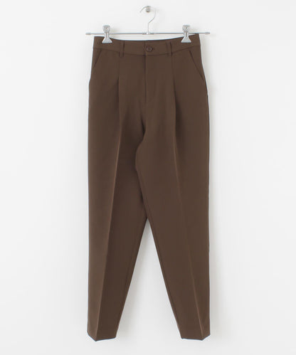 illi 單褶修身錐形褲