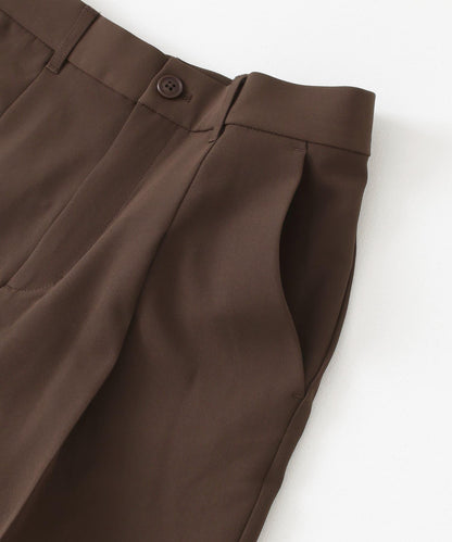 illi 單褶修身錐形褲