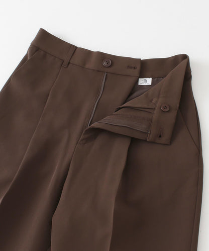 illi 單褶修身錐形褲