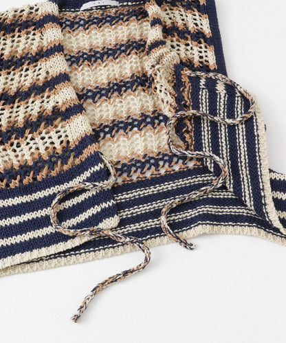 2WAY條紋針織背心