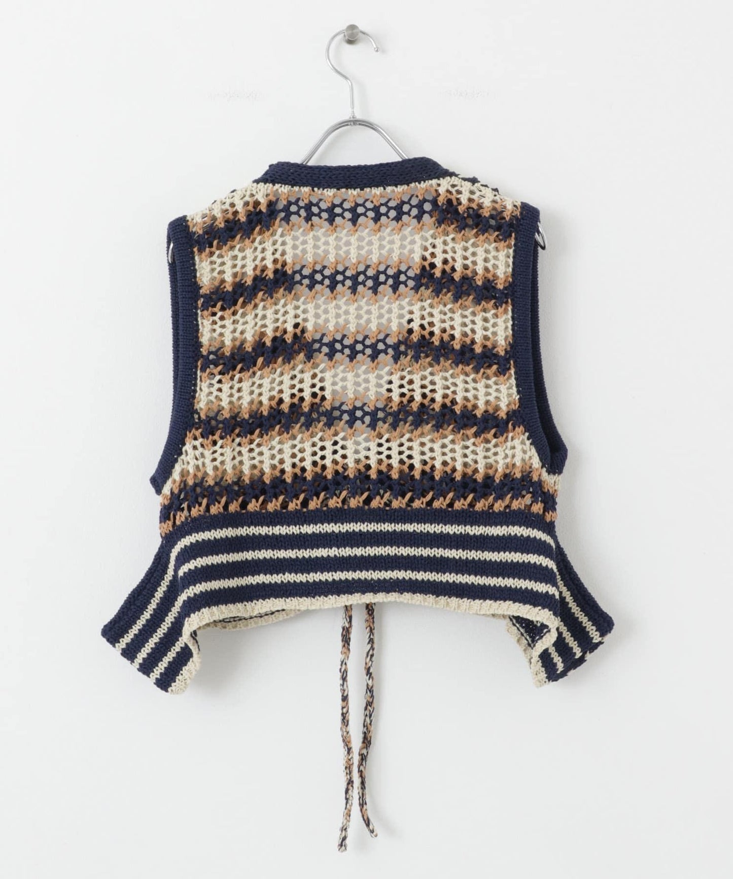 2WAY條紋針織背心