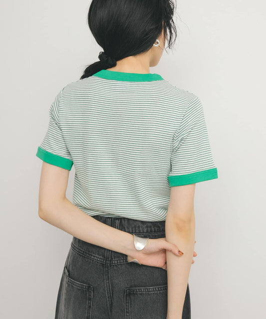 Miller拼接羅紋T恤