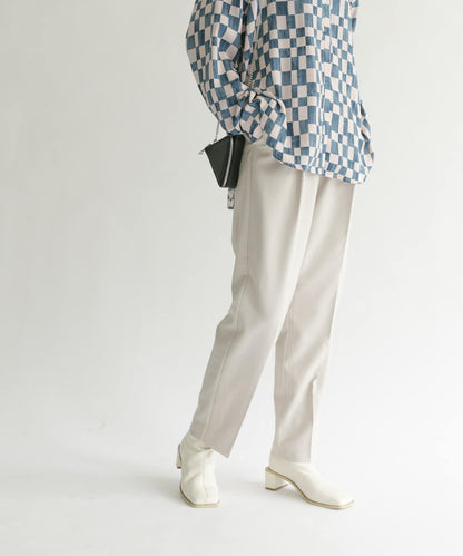 illi 單褶修身錐形褲