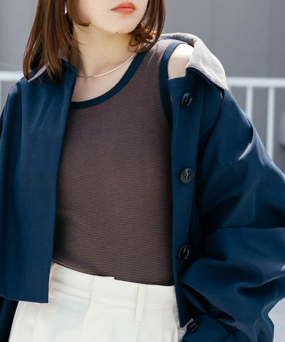 Miller拼接羅紋背心