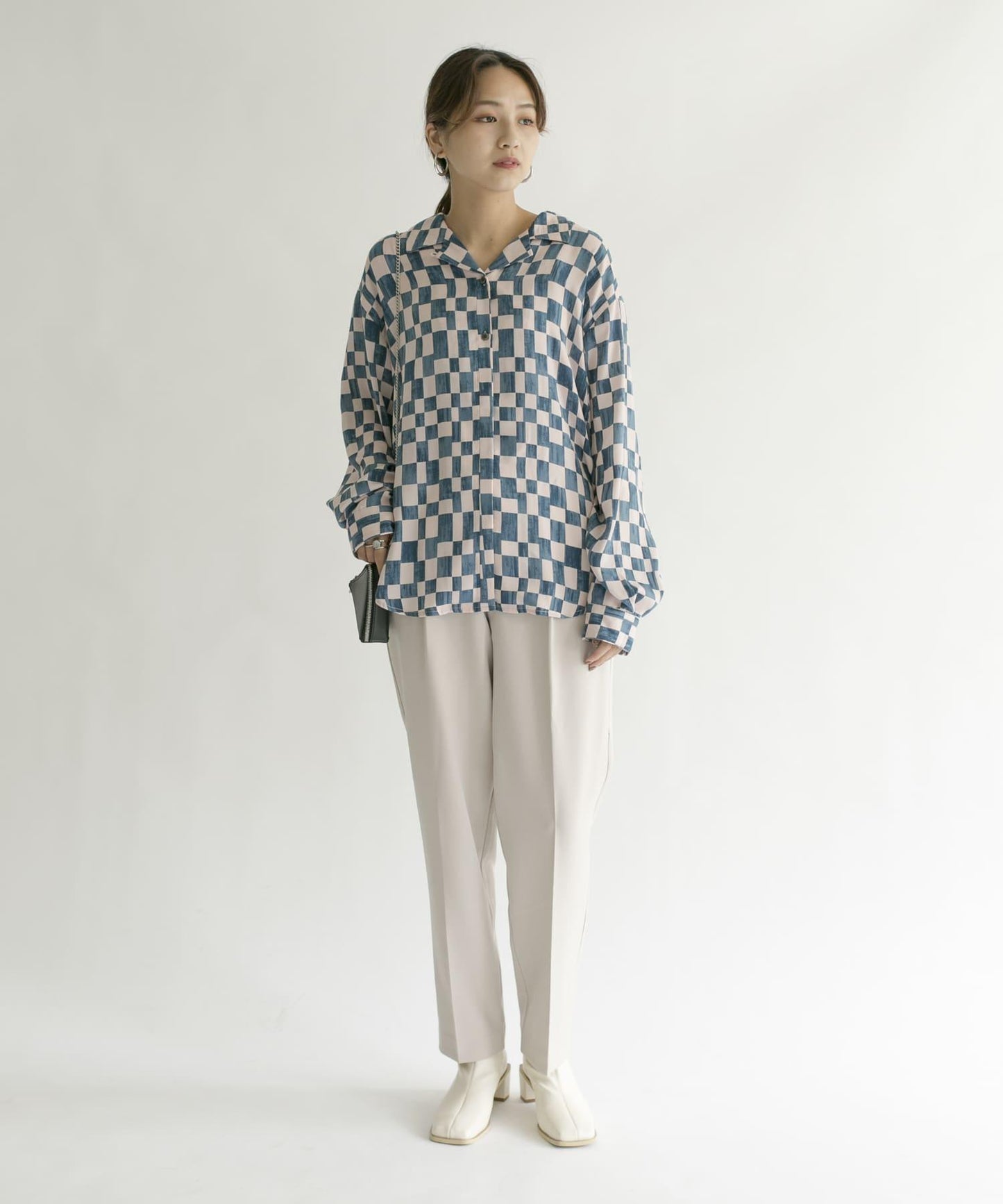 illi 單褶修身錐形褲