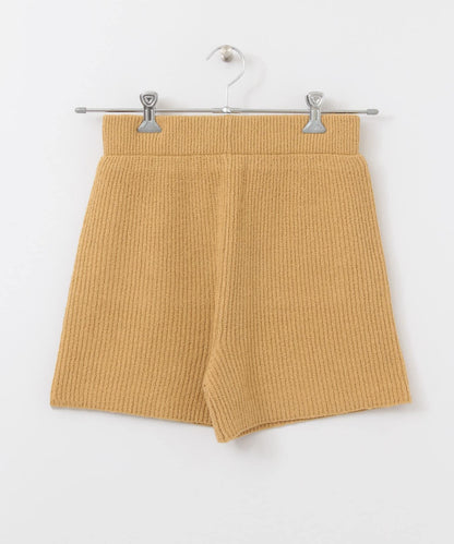 捲曲紗線針織短褲