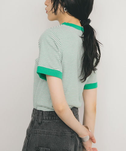 Miller拼接羅紋T恤