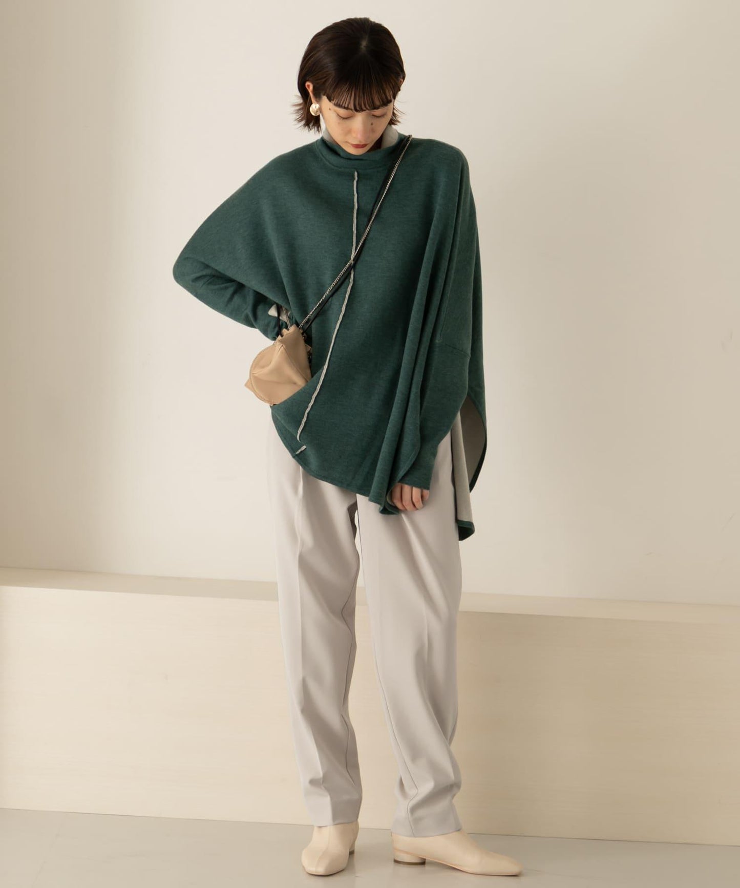 illi 單褶修身錐形褲