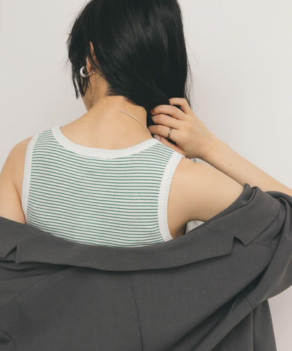 Miller拼接羅紋背心