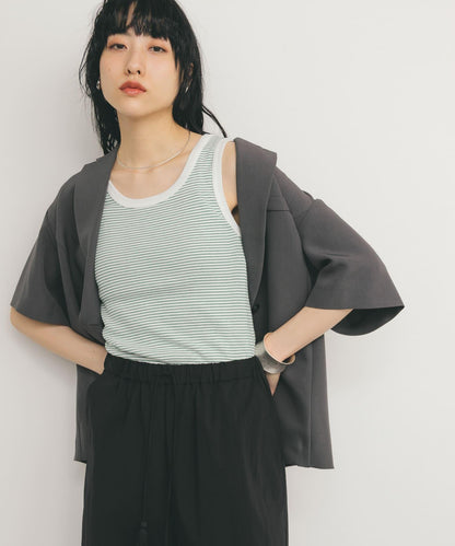 Miller拼接羅紋背心