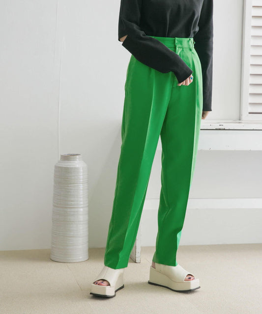 illi 單褶中線西裝褲