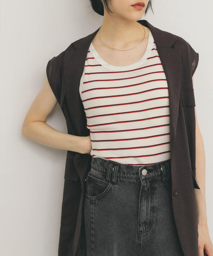 Miller拼接羅紋背心