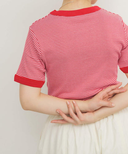 Miller拼接羅紋T恤