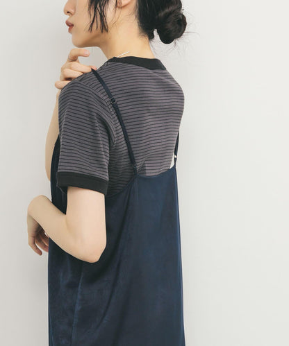 Miller拼接羅紋T恤