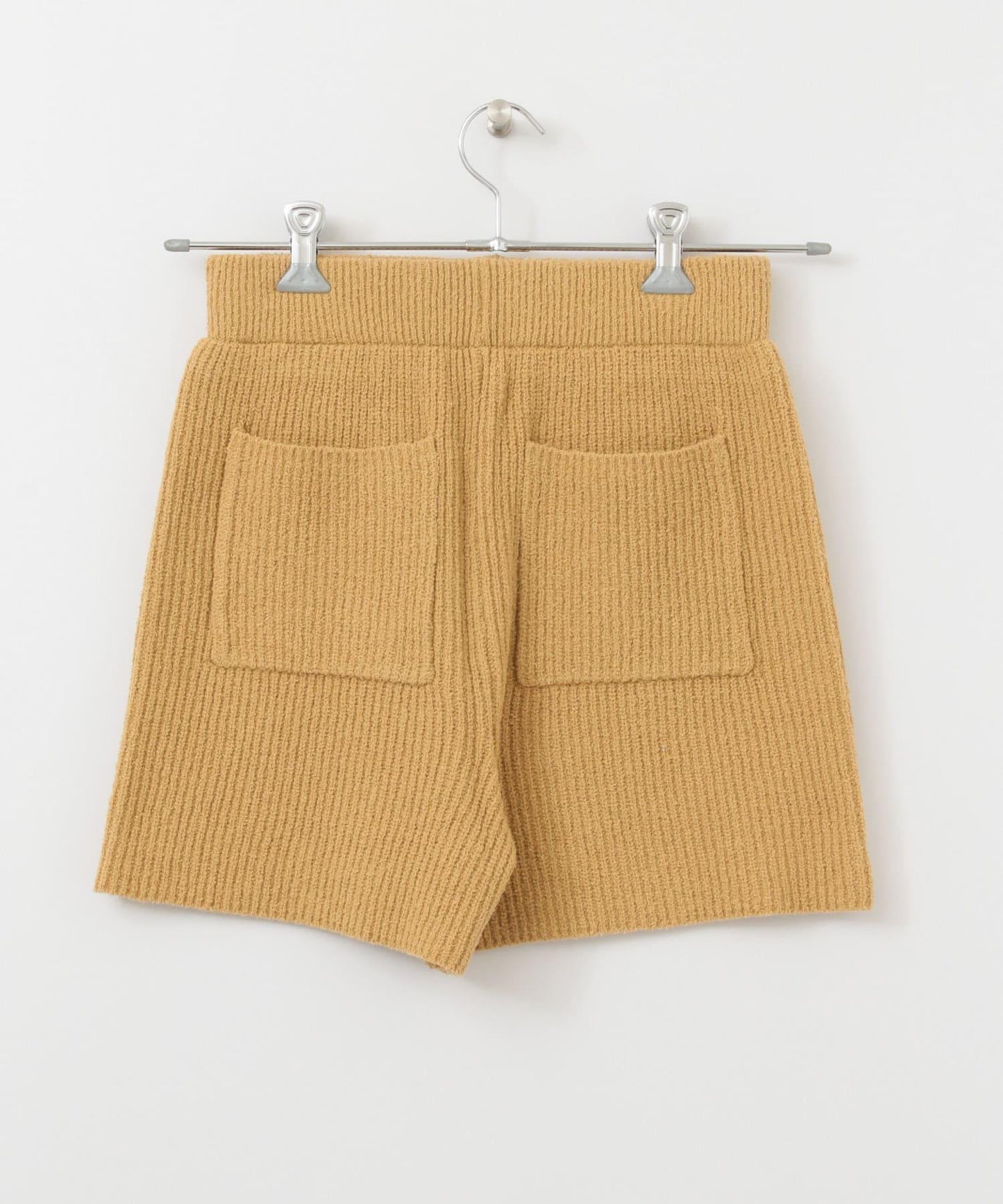 捲曲紗線針織短褲