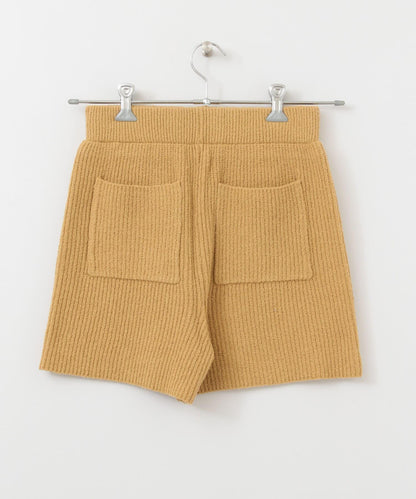 捲曲紗線針織短褲