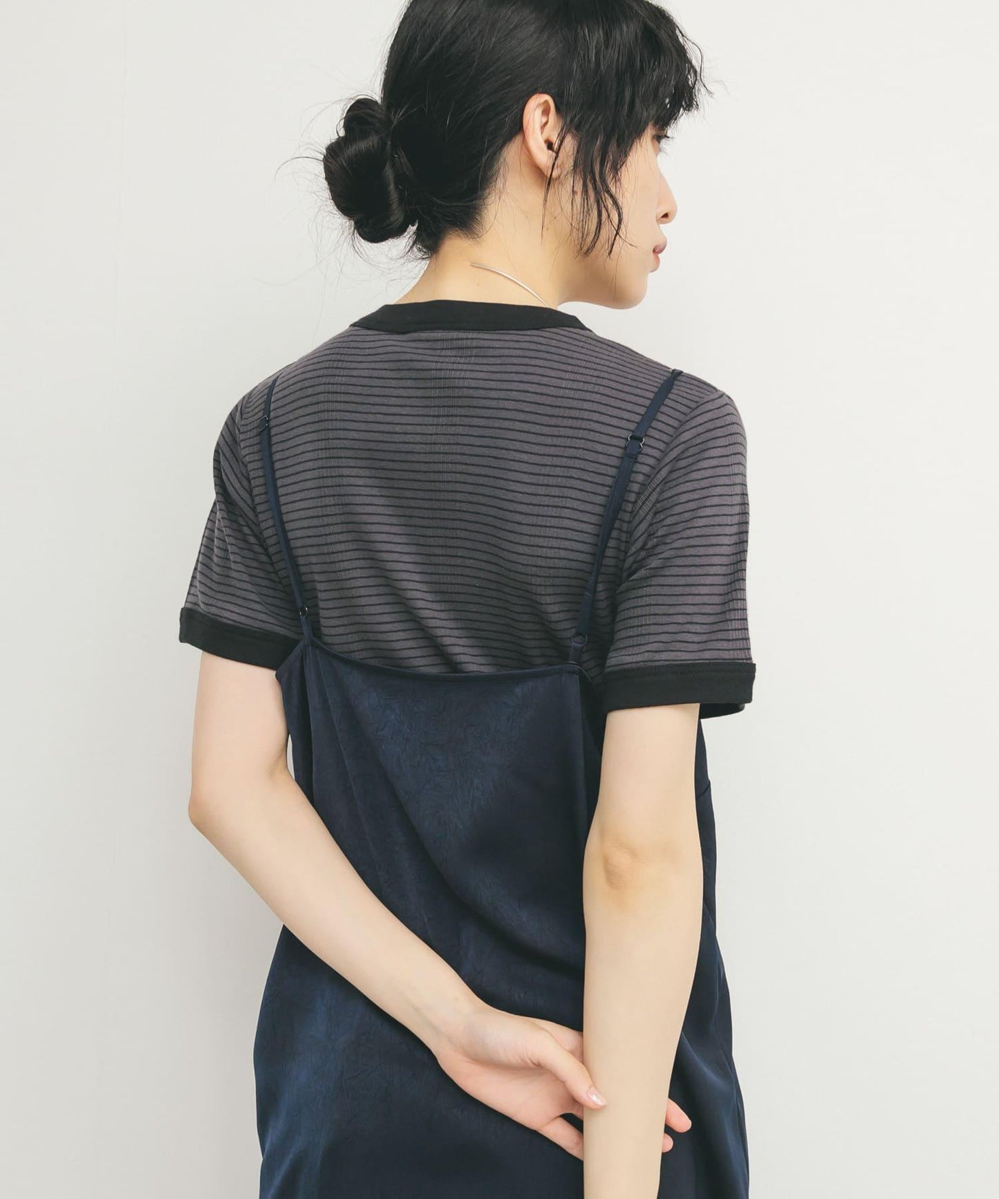 Miller拼接羅紋T恤